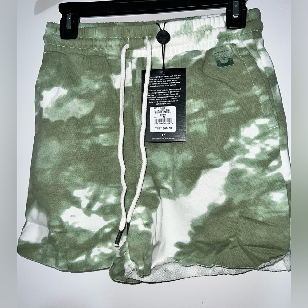 💚True Religion Tie Dye Lounge Short in Desert Pine in women size Medium N…